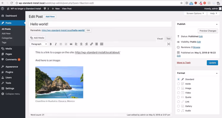Post content verified: all images in place