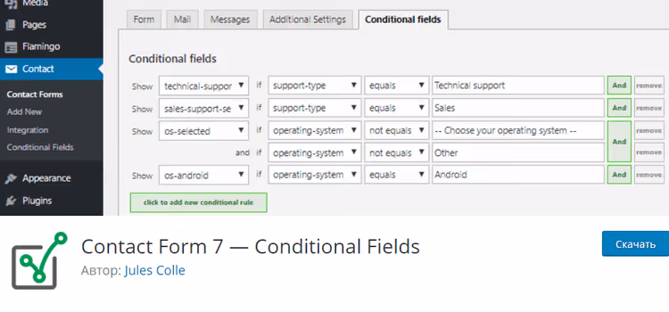 🧩 Champs conditionnels dans Contact Form 7 : un guide de configuration étape par étape