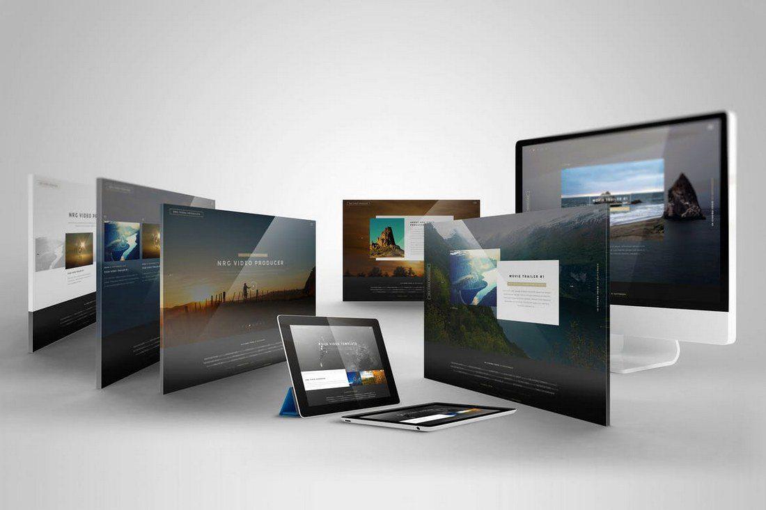 40+ лучших PSD мокапов и инструментов для веб-сайтов 2020