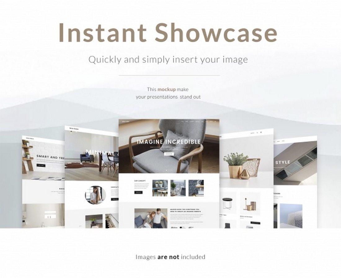 40+ лучших PSD мокапов и инструментов для веб-сайтов 2020