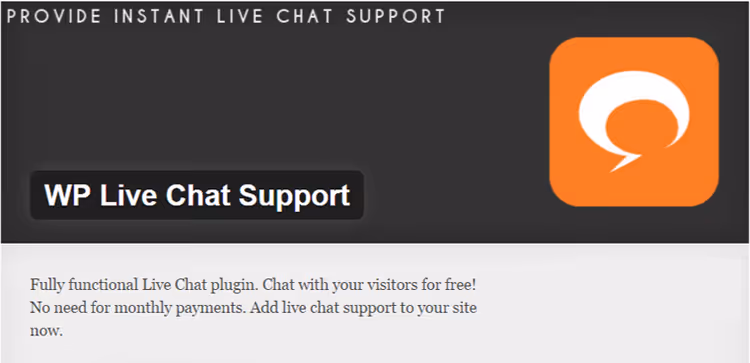 WP Live Chat Supporti pistikprogrammi paigaldusleht