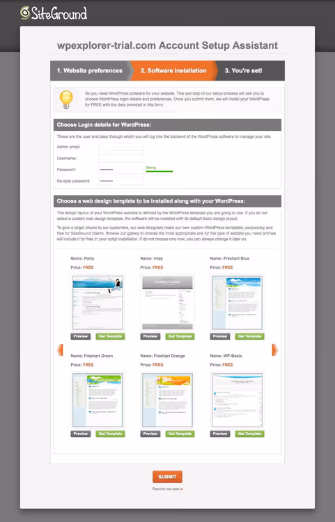 Opprette en WordPress-administratorkonto