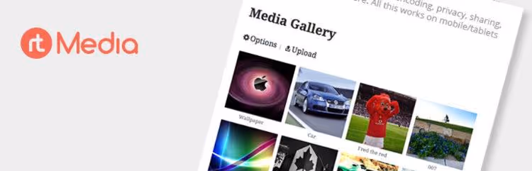 Galleria media e caricamento file in rtMedia per BuddyPress
