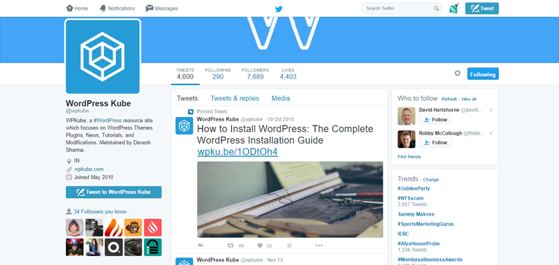 30 профессионалов WordPress, на которых стоит подписаться в Twitter