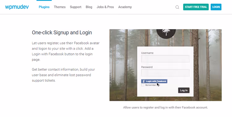 Panneau de configuration de l'extension Ultimate Facebook par WPMU DEV