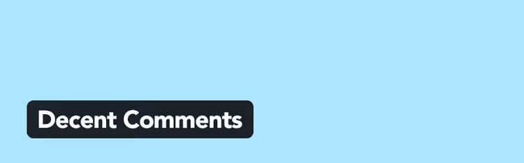 Decent Comments -widget avatareilla ja kirjoittajasitaateilla