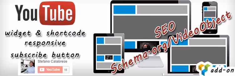 Responsiv YouTube-widget i WordPress-sidofält med videoförhandsvisning