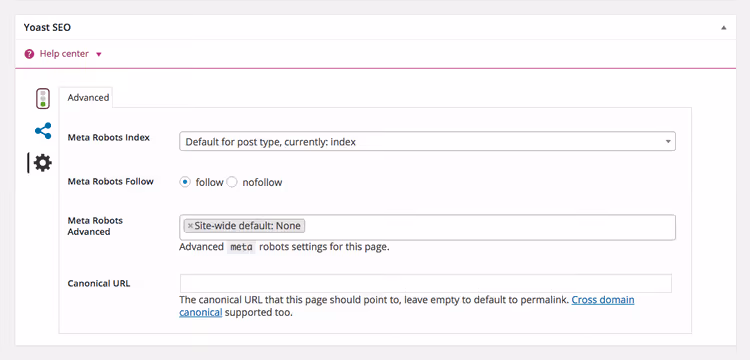 Analyse de la requête cible Yoast SEO