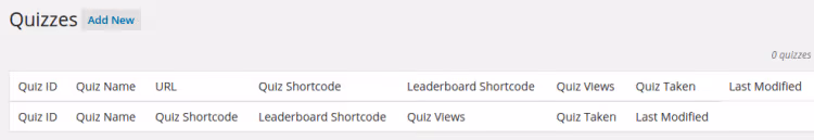 New quiz creation window in QSM