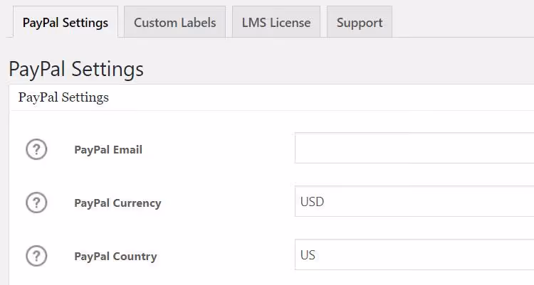Konfigurering av PayPal-betalingsgateway i LearnDash