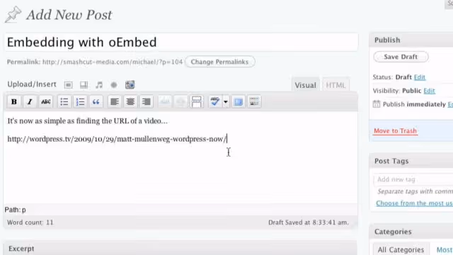 WordPress 2.9 Carmen, editor de imagem integrado e lixo de artigos
