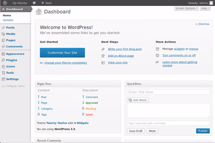 WordPress 3.7 Basie, atualizações automáticas em segundo plano