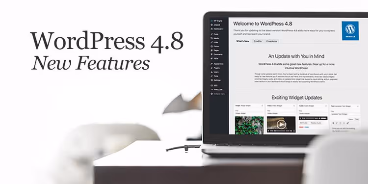 WordPress 4.8 Evans, widgets multimédia e editor visual no widget de texto