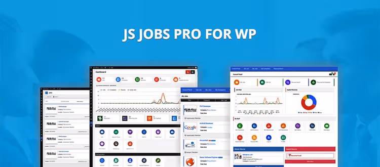 JS Jobs -hallintapaneeli ja asetukset