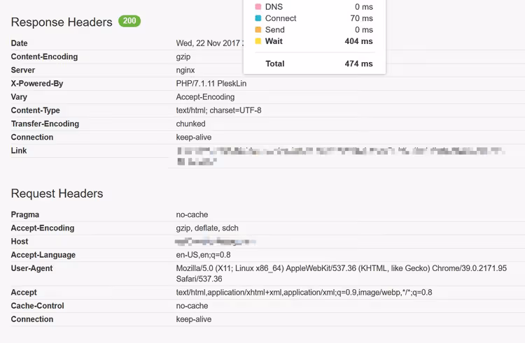 Sito veloce su server veloce senza caching