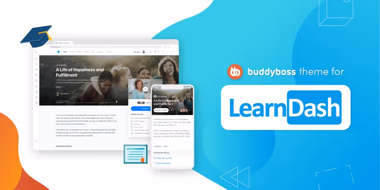 Демо-сайт темы BuddyBoss с курсами и сообществом
