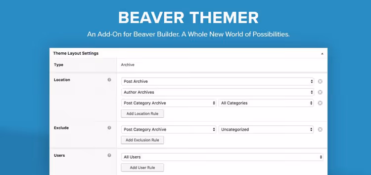 Final page view on the site after Beaver Builder