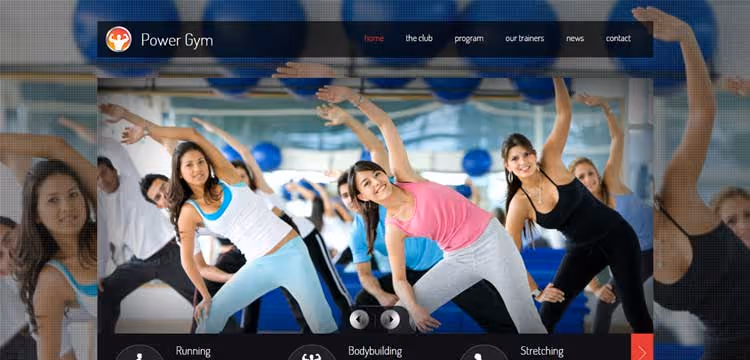 Power Gym, tema WordPress para gimnasios de musculación
