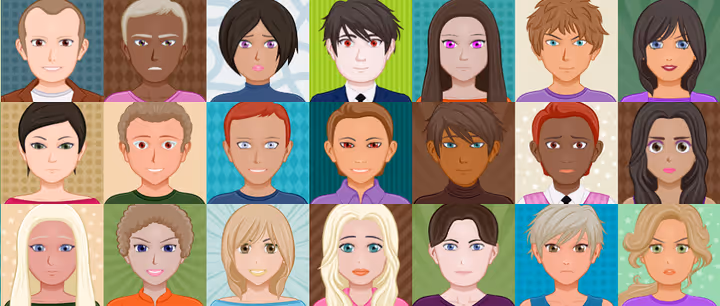 Custom avatar generator in SVG format
