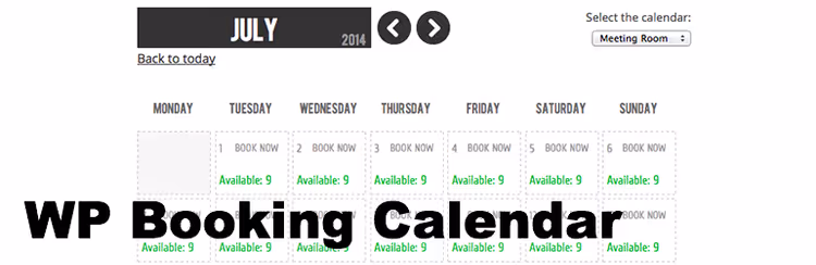 WP Booking Calendar premium hotellikalender