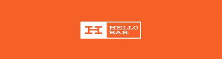 Barra di notifica superiore Hello Bar con pulsante call-to-action