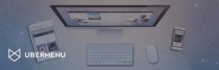 Mega menu UberMenu con immagini e widget