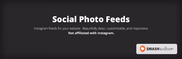 Responsivt Instagram-fotoflöde via Social Photo Feed-tillägg
