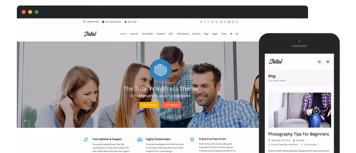 Выбор темы оформления для WordPress