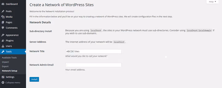 Choice between subdomains and subdirectories in network settings