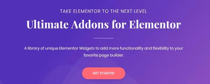 Ultimate Addons för Elementor av Brainstorm Force