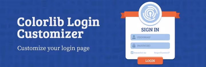 Ustawienia wtyczki Colorlib Login Customizer dla strony logowania