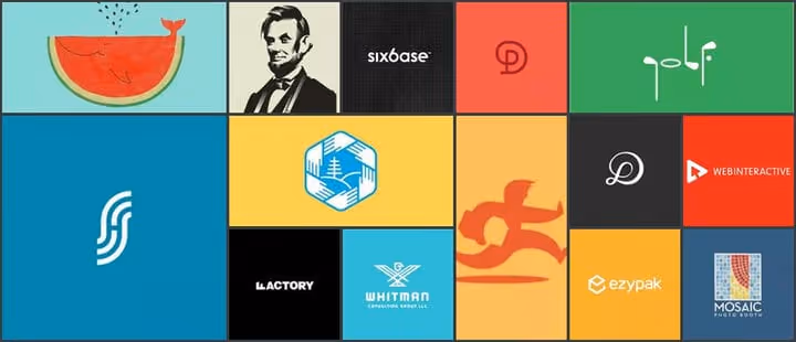 Visual Portfolio plugin mursteins- og blokkjustert layouteksempler