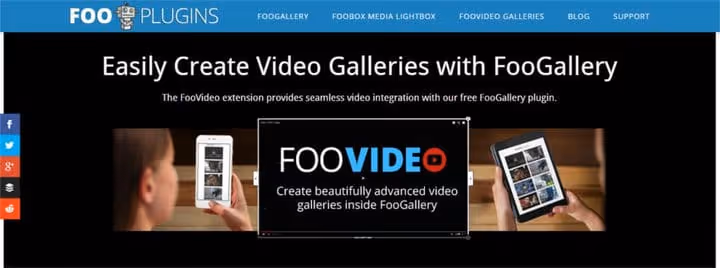 Gallerieksempler laget av FooGallery-plugin for WordPress