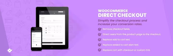 Página de configurações do Direct Checkout para WooCommerce