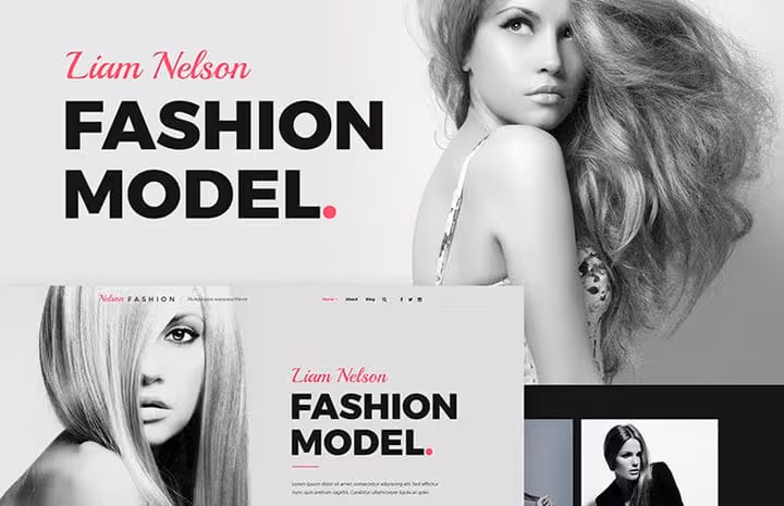 Тема Nelson для сайту модної агенції на CSS3 і HTML5