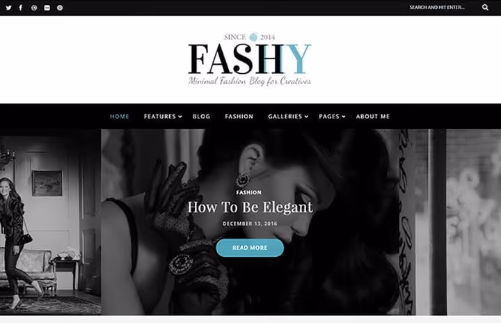 Тема Fashy з Revolution Slider і необмеженими можливостями кастомізації