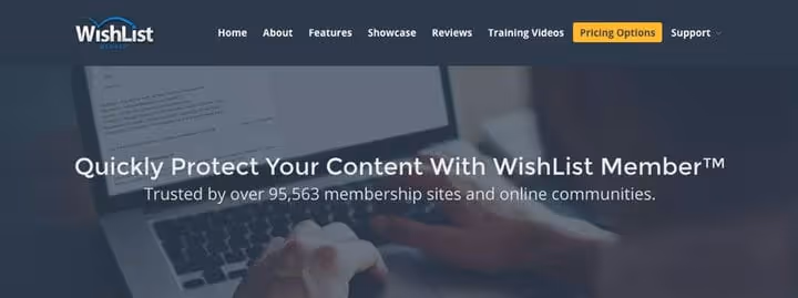 WishList Member kontrollpanel