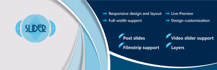 Interfaz del slider 10Web en el administrador de WordPress