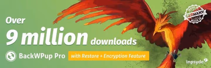 Página de configuración principal de la tarea de copia de seguridad en el plugin BackWPup