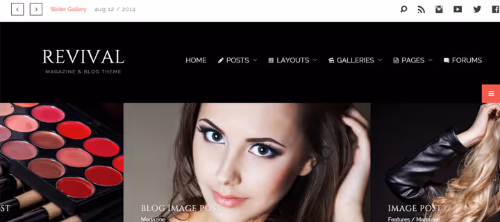 Temat Revival, magazyn WordPress