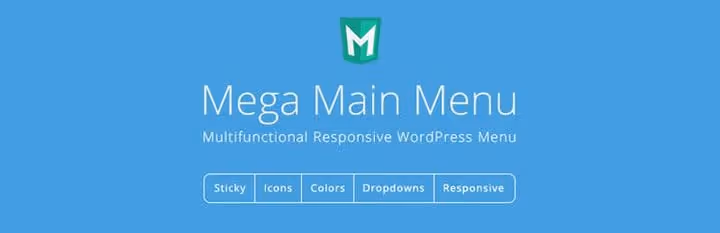 Beispiel eines Mega-Menüs mit Dropdown-Spalten auf einer WordPress-Seite