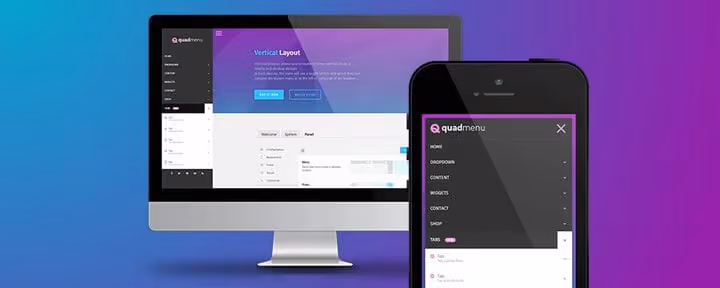 Premiumversion des QuadMenu-Megamenüs mit Tabs und Produktkarussell