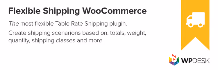 Plugin Flexible Shipping com configuração de taxa de envio variável do WooCommerce