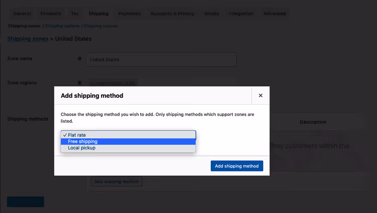 Configurar portes grátis no WooCommerce ao atingir o valor da encomenda