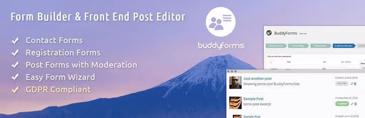 BuddyForms-Formular zur Veröffentlichung von Benutzerinhalten über das Frontend
