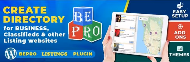 Gränssnitt för BePro Listings-tillägget