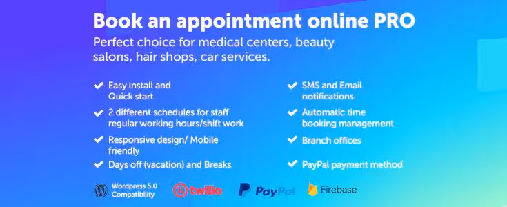 Formulario de selección de profesional en Book an Appointment Online PRO