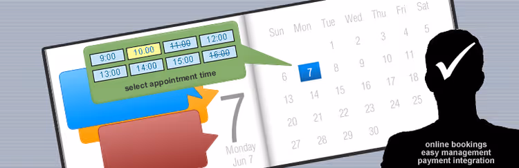 Calendario de reservas de Appointment Booking Calendar en WordPress