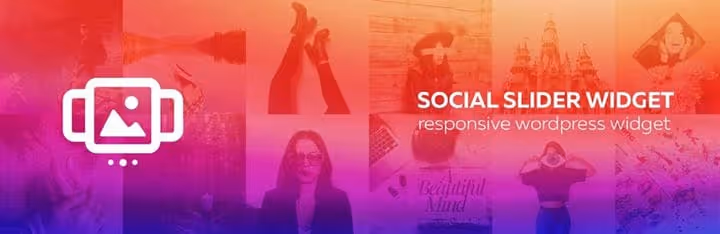 Grensesnitt for oppsett av Social Slider Feed-utvidelsen i WordPress-administrasjon