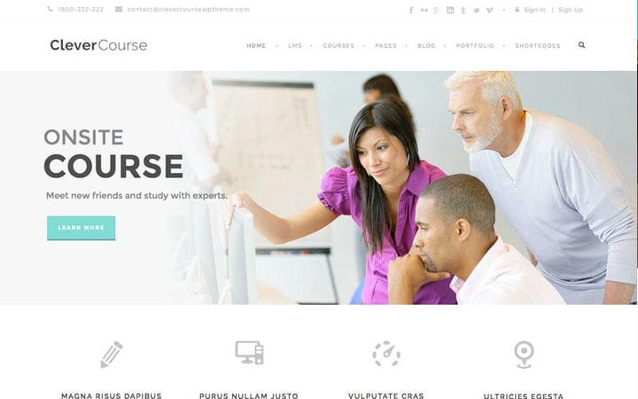 35+ тем WordPress для образования, обучения и управления курсами